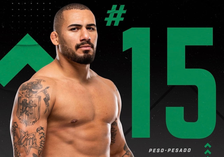 Vitor Petrino entra no top 15 dos pesados do UFC após vitória